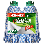 Madona Standard Σφουγγαρίστρα Καρό Σετ 2τεμ