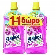 Fabuloso Καθαριστικό Πατώματος Λουλούδια 1000ml 1+1 Δώρο