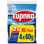 Εύρηκα Υπερλευκαντικό Ρούχων Σκόνη ΧΧL 4x60gr