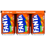 Fanta Πορτοκολάδα 150ml 6τεμ