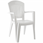 Νέκταρ Καρέκλα Πλαστική Με Μπράτσα Β. Τύπου Λευκή