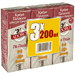 Adoro Per Pasta Κρέμα Γάλακτος 3x200ml