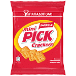 Παπαδοπούλου Mini Pick Crackers BBQ 250gr