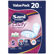Sani Lady Sensitive Σερβιέτες Ειδικών Χρήσεων Super N5 20τεμ