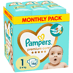 Pampers Premium Care N.1 2-5kg 156τεμ