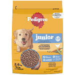 Pedigree Junior Πουλερικά & Λαχανικά 2,6kg