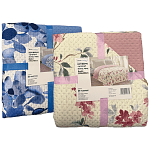 Home Comfort Κουβερλί Εμπριμέ Λουλούδια Σε Διαφορά Σχέδια 220x240cm