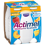 Actimel Ρόφημα Γιαουρτιού Φράουλα 4x100gr