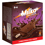 Milko Παγωτό Ξυλάκι Full Choco Multi 6τεμ 420ml 252gr