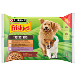 Friskies Σκύλου Strips Κοτόπουλο-Γαλοπούλα-Πάπια 4x85gr