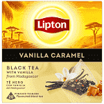 Lipton Μαυρο Τσάι Βανίλια-Καραμέλα 20x1,7gr