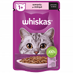 Whiskas Adult Πλήρης Υγρή Τροφή Γάτας Σολωμός 85gr