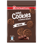 Παπαδοπούλου Mini Cookies Κακάο & Κομμάτια Σοκολάτας 70gr