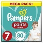 Pampers Πάνες Pants Mega Pack (80τεμ) Νo7