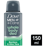 Dove Men Whole Body Deo Body Spray Bamboo & Aloe 150ml
