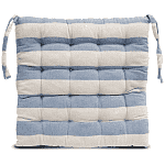 Pierre Cardin Μαξιλάρι Καρέκλας Ρίγες Μπλε 40x40cm