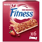Nestle Fitness Μπάρες Δημητριακών Red Berries 6x23,5gr