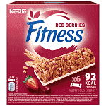 Nestle Fitness Μπάρες Δημητριακών Red Berries 6x23,5gr