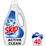 Skip Υγρό Απορρυπαντικό Πλυντηρίου Active Clean 40μεζ 2lt