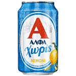 Άλφα Χωρίς Αλκόολ Λεμόνι Μπίρα Κουτί 330ml