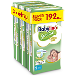 Babylino Sensitive Mini No 3-6kg Super Pack 192τεμ