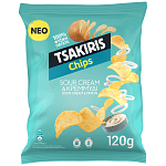 Tsakiris Chips Sour Cream 120gr