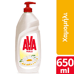 Ava Υγρό Πιάτων Perle Χαμομήλι Αντλία 650ml