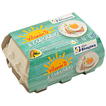 Βλαχάκη Αυγά Αυγά Αχυρώνα Με Βιταμινή D+ Eλαιόλαδο 6άδα 53-63 Μedium