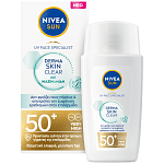 Nivea Sun UV Αντιηλιακή Κρέμα Προσώπου Derma Skin Clear SPF50 40ml