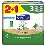 Septona Μωρομάντηλα Eco Life 60Τεμάχια (2+1 Δώρο)