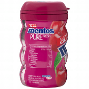 Mentos Pure Fresh Cherry Τσίχλες Σε Μπουκάλι 87gr