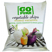 Go Pure Chips Λαχανικών Bio 90gr