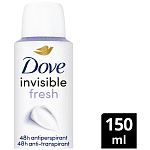 Dove Αποσμητικό Σώματος Σπρέυ Invisible Fresh 150ml