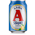 Άλφα Χωρίς Αλκόολ Λεμόνι Μπίρα Κουτί 330ml