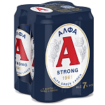 Άλφα Strong Μπίρα Lager Κουτί 4x500ml