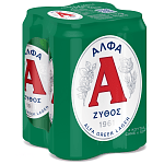 Άλφα Μπίρα Lager Κουτί 4x500ml