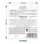 Maison Castel Bordeaux Merlot Ερυθρός Οίνος 750ml