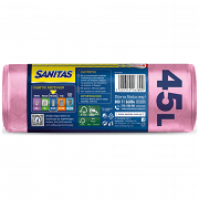 Sanitas Flex Σακούλες Απορριμάτων Αρωματικές Large Με Κορδόνι 52x75 45lt 10τεμ