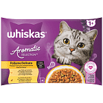Whiskas Φακελάκια Γάτας Aromatic Πουλερικά 4x85gr