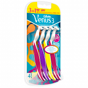 Gillette Venus 3 Multicolor 3+1 Δώρο