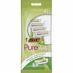 BIC Pure 3 Lady Ξυριστική Μηχανή Μίας Χρήσης 4τμχ