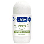 Sanex Zero% Respect & Control Αποσμητικό Roll-on 50ml