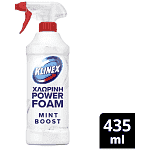 Klinex Power Foam Αφρός Καθαρισμού Μπάνιου Με Χλώριο 435ml