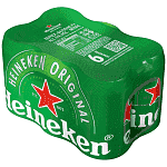 Heineken Μπύρα Lager Κουτί 6x330ml