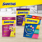 Sanitas Power Pearls Wipes 2τεμ