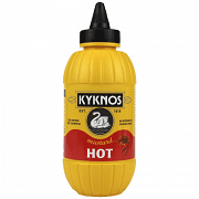 Kyknos Μουστάρδα Hot Πλαστική Φιάλη 500gr