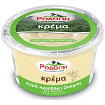 Ροδόπη Κρέμα Βανίλια Χωρίς Ζάχαρη 160gr