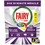 Fairy Platinum Ταμπλέτες Πλυντηρίου Πιάτων Miracle 31τεμ