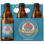 Μάμος Retro Μπίρα Φιάλη 330ml 6τεμ