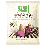 Go Pure Chips Λαχανικών Bio 90gr